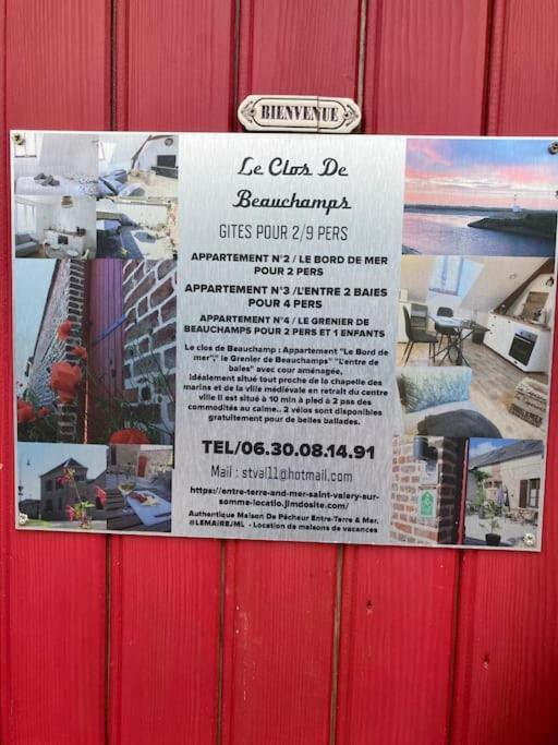 סן-ואלרי-סור-סום Le Clos De Beauchamp Appartement Le Bord De Mer 2 Velos Sont Disponibles Gratuitement מראה חיצוני תמונה
